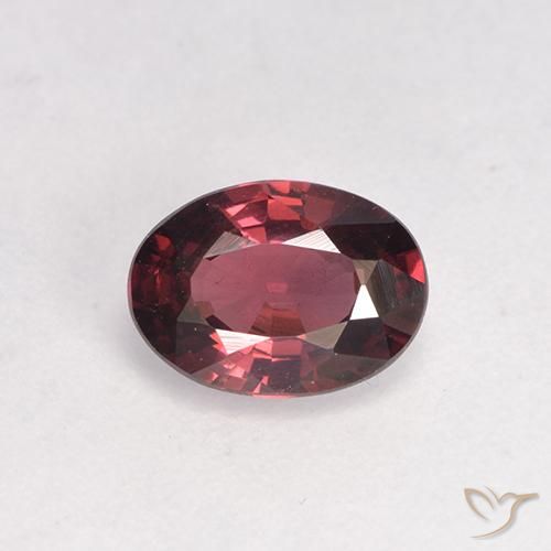 0.89ct Naturel Vin rouge Grenat Rhodolite, ovale, VS