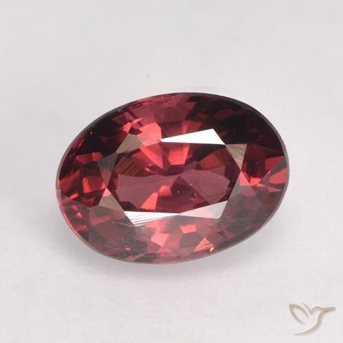 1.12ct Naturel Rouge foncé Grenat rhodolite, ovale, VS