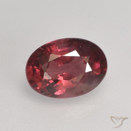 1.07ct Naturel Pourpre-Rouge Grenat rhodolite, ovale, VS