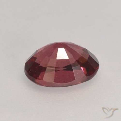 Grenat Rhodolite Pourpre-Rouge naturelle ovale, 1.07 ct, VS