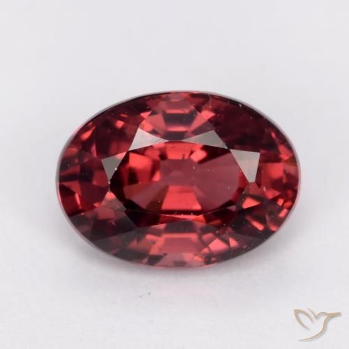 1.15ct Naturel Rouge foncé Grenat rhodolite, ovale, VS