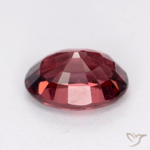 Grenat Rhodolite Rouge foncé naturelle ovale, 1.15 ct, VS