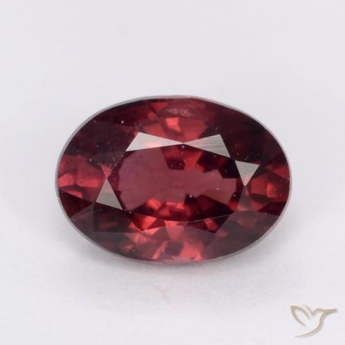 1.03ct Naturel Rouge moyen Grenat rhodolite, ovale, VS