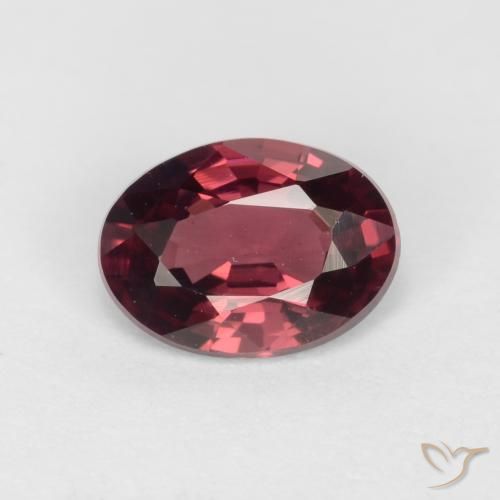 0.97ct Naturel Rouge moyen Grenat Rhodolite, ovale, VVS-VS