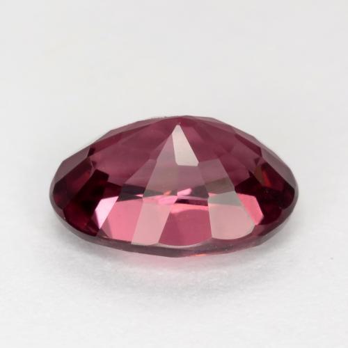 Grenat rhodolite pourpre naturelle coupe ovale, 1,09 ct, VS