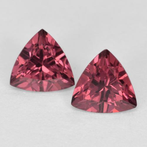Achetez naturel 1.13ct Pourpre de baie Grenat Rhodolite gems, Trillion, En provenance Mozambique chez GemSelect. En stock, livraison internationale!