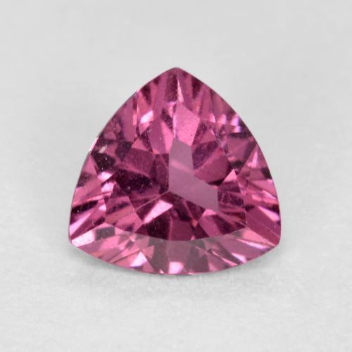 Grenat Rhodolite Violet Rosâtre naturelle Trillion, 0.51 ct, VS