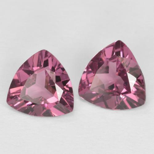 Achetez naturel 0,86ct pourpre grenat rhodolite gems, trillion, en provenance mozambique chez gemselect. en stock, livraison internationale!