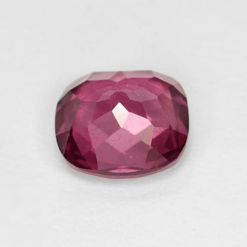 Grenat rhodolite pourpre naturelle coupe coussin, 1,97 ct, VS