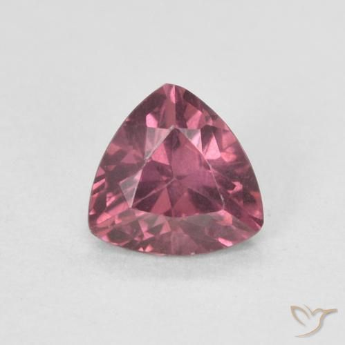 0.57ct Naturel Rouge foncé Grenat Rhodolite, Trillion, VS