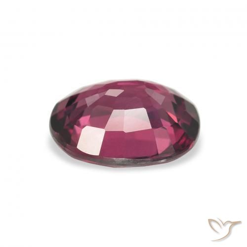 Grenat Rhodolite Rose-magenta naturelle Coupe ovale, 2.27 ct, VVS-VS