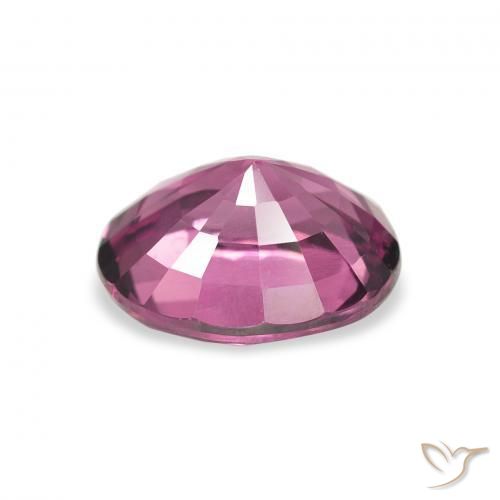 Grenat Rhodolite Violet rougeâtre naturelle ovale, 2.36 ct, VVS-VS