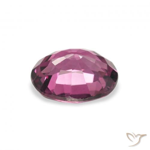 Grenat rhodolite Rouge Rapberry naturelle ovale, 2.07 ct, VVS-VS