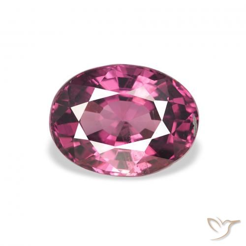 2.32ct Naturel Rouge Rapberry Grenat rhodolite, ovale, VVS-VS