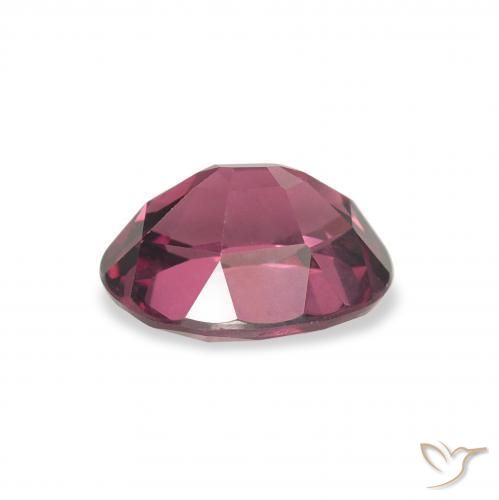 Grenat Rhodolite Medium Dark-Purple naturelle ovale, 2.13 ct, VVS-VS