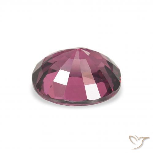 Grenat Rhodolite Pourpre moyen naturelle ovale, 2.31 ct, VVS-VS