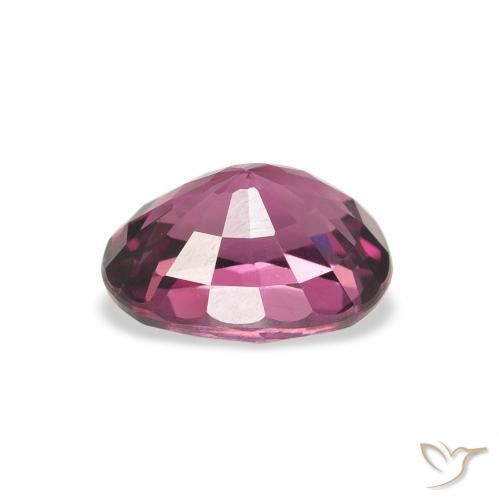 Grenat Rhodolite Pourpre moyen naturelle ovale, 1.96 ct, VVS