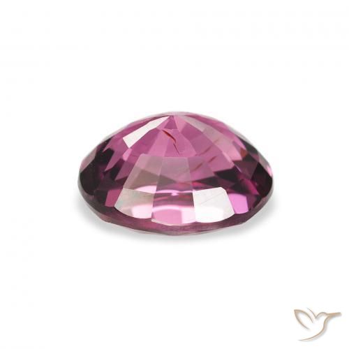 Grenat Rhodolite Rose moyen naturelle ovale, 2.21 ct, VVS-VS