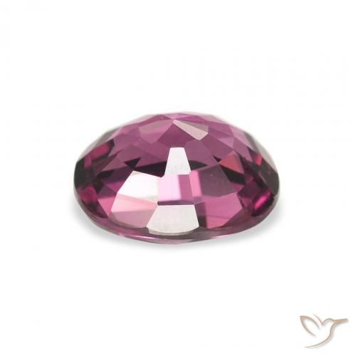 Grenat Rhodolite Pourpre moyen naturelle ovale, 2.35 ct, VVS