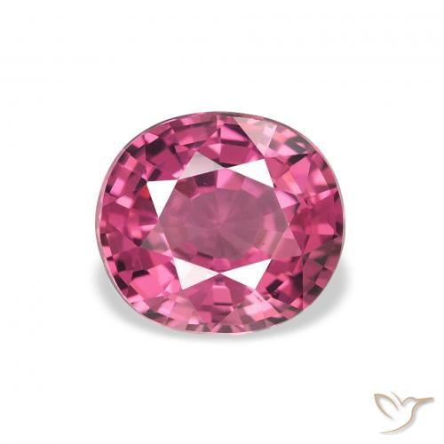 2.23ct Naturel Pourpre de baies roses Grenat rhodolite, ovale, VVS