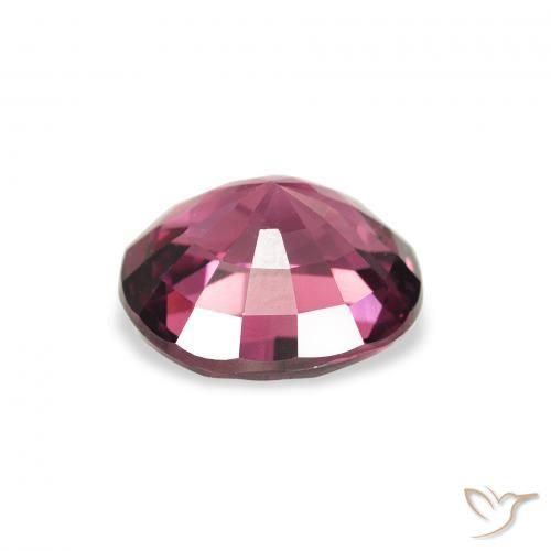 Grenat Rhodolite Pourpre de baies roses naturelle ovale, 2.23 ct, VVS