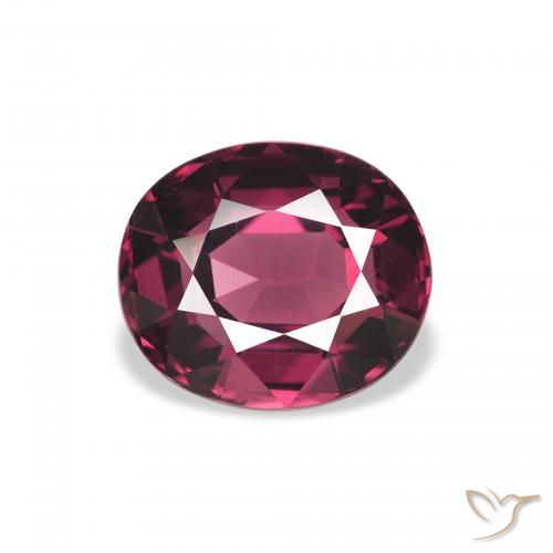 2.78ct Naturel Violet rougeâtre Grenat rhodolite, ovale, VVS