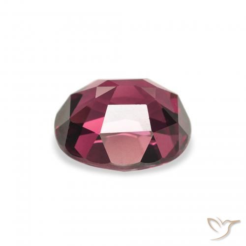 Grenat Rhodolite Violet rougeâtre naturelle ovale, 2.78 ct, VVS