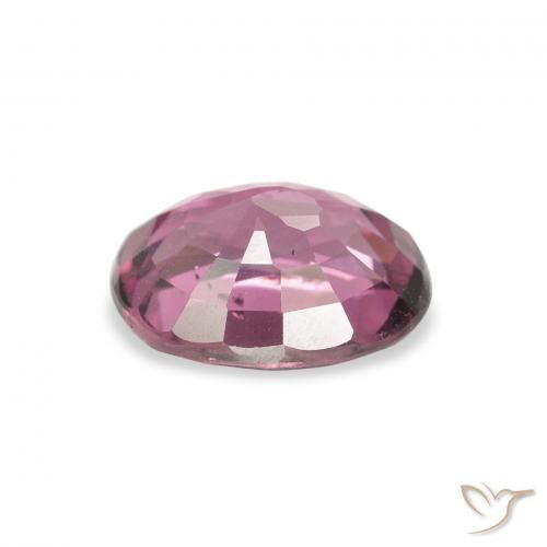 Grenat rhodolite Medium Dark-Purple naturelle ovale, 2.16 ct, VS