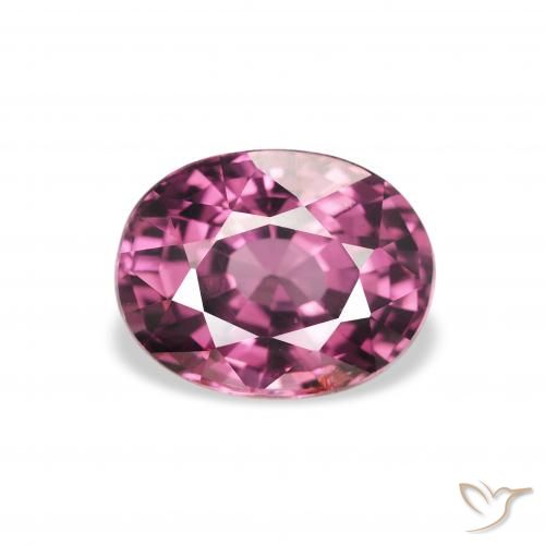 2.11ct Naturel Violet rougeâtre Grenat Rhodolite, ovale, VS