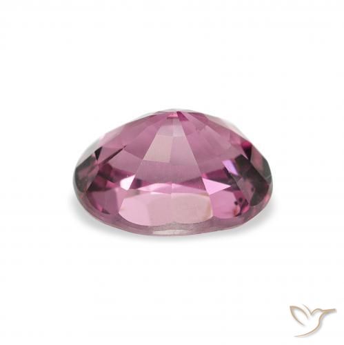 Grenat Rhodolite Violet rougeâtre naturelle ovale, 2.11 ct, VS