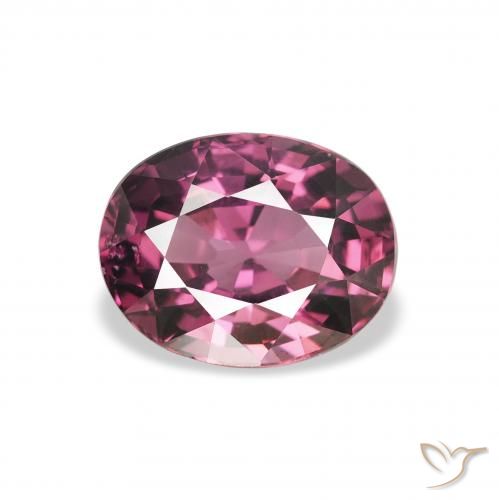 2.09ct Naturel Medium Dark-Purple Grenat rhodolite, ovale, VS
