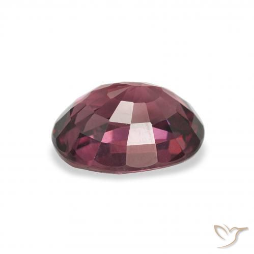Grenat Rhodolite Violet rougeâtre naturelle ovale, 2.23 ct, VS