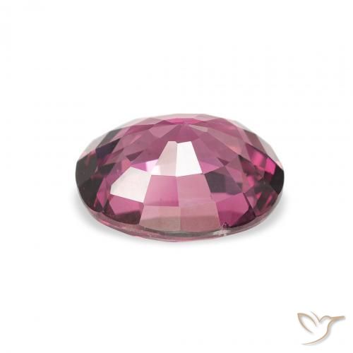 Grenat rhodolite Rose-magenta naturelle ovale, 2.47 ct, VS