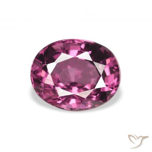 2.56ct Naturel Pourpre de baies roses Grenat rhodolite, ovale, VS