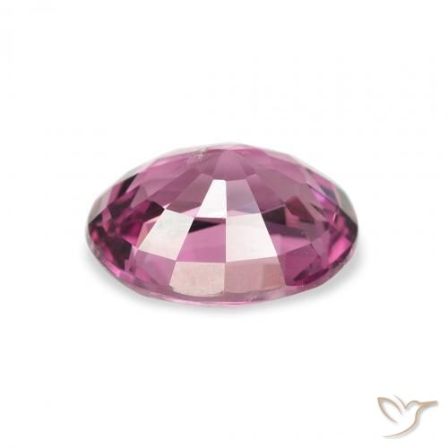 Grenat Rhodolite Pourpre intense naturelle ovale, 2.40 ct, VS