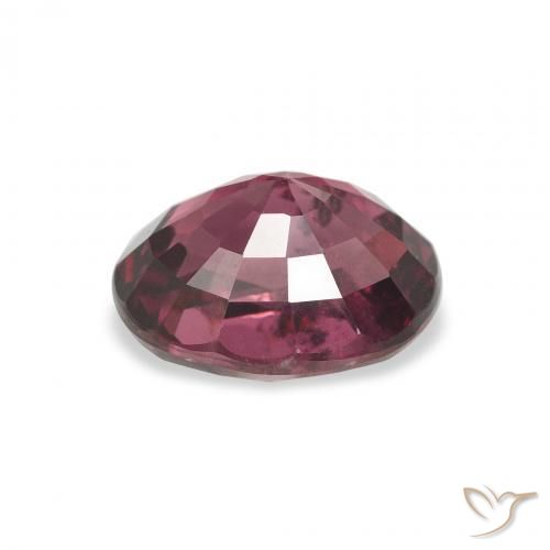 Grenat Rhodolite Violet rougeâtre naturelle ovale, 2.76 ct, VS