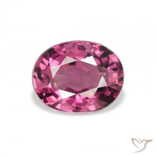 2.34ct Naturel Pourpre de baies roses Grenat rhodolite, ovale, VS