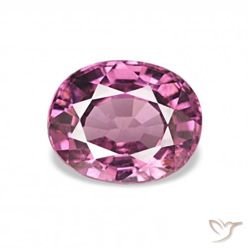 1.18ct Raisin Grenat Rhodolite, ovale, VS