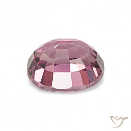 Grenat Rhodolite Violet Rosâtre naturelle ovale, 1.33 ct, VS