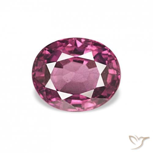 1.03ct Pourpre de baies roses Grenat Rhodolite, ovale, VS
