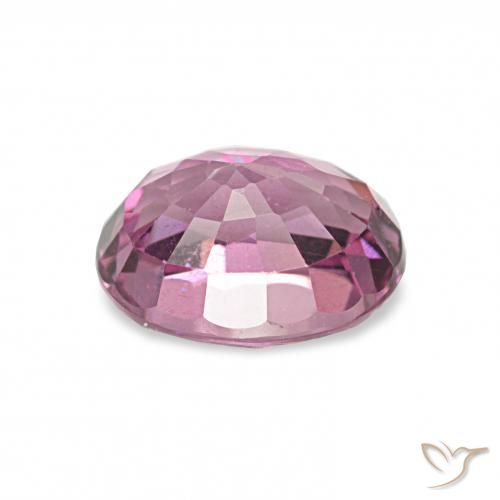 Grenat Rhodolite Rose magenta moyen naturelle ovale, 1.07 ct, VS