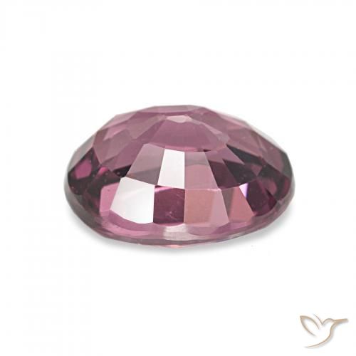 Grenat Rhodolite Pourpre moyen naturelle ovale, 1.89 ct, VVS-VS