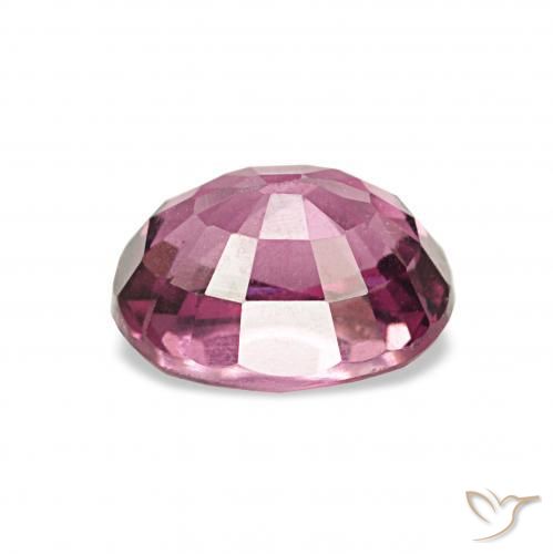Grenat Rhodolite Pourpre moyen naturelle ovale, 1.34 ct, VS