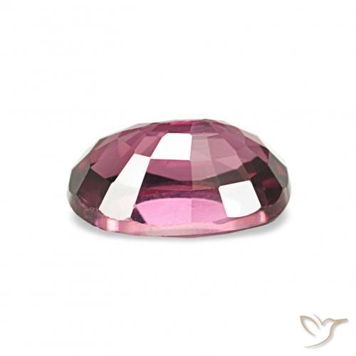 Grenat Rhodolite Pourpre moyen naturelle ovale, 1.09 ct, VS