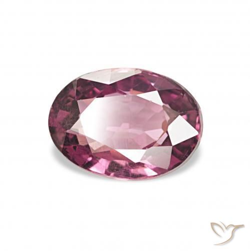 Grenat Rhodolite Pourpre moyen naturelle ovale, 1.07 ct, VS