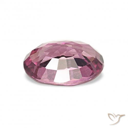 Grenat Rhodolite Pourpre moyen naturelle ovale, 1.07 ct, VS