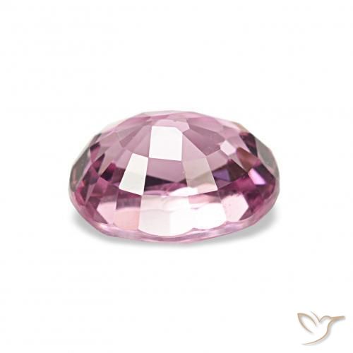 Grenat Rhodolite Violet Rosâtre naturelle ovale, 1.15 ct, VS