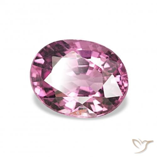 Grenat Rhodolite Pourpre moyen naturelle ovale, 1.18 ct, VS