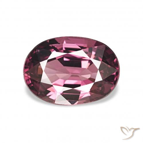 1.28ct Rouge Rapberry Grenat Rhodolite, ovale, VVS