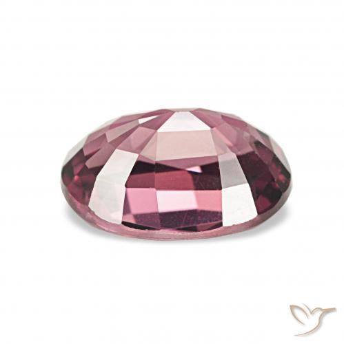 Grenat Rhodolite Rouge Rapberry naturelle ovale, 1.28 ct, VVS